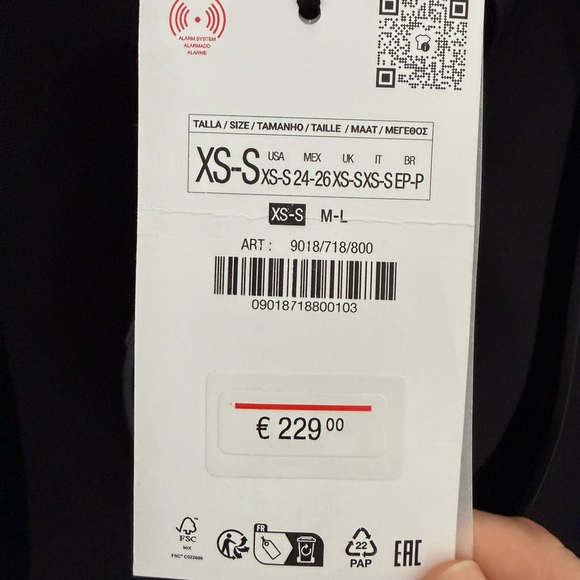 ZARA Icons Limited Edition Belted Shirt Blazer Black XS/S Chic Tailored - Picture 4 of 4